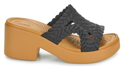 Crocs Brooklyn Woven Mules με Χοντρό Τακούνι σε Χρώμα