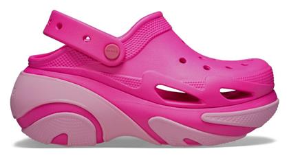 Crocs Bubble Crush Γυναικεία Σαμπό Ροζ