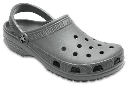 Crocs Classic Ανατομικά Σαμπό με Γούνα Γκρι