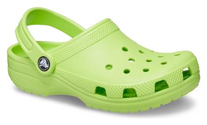 Crocs Classic Clog Παιδικά Παπουτσάκια Θαλάσσης Πράσινα