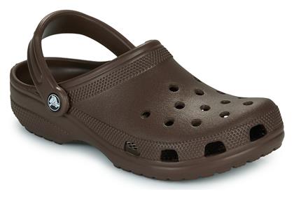Crocs Classic Γυναικεία Σαμπό Καφέ