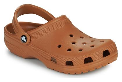 Crocs Classic Γυναικεία Σαμπό Καφέ