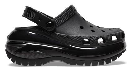 Crocs Classic Mega Crush Clog Γυναικείο Σαμπό Μαύρο