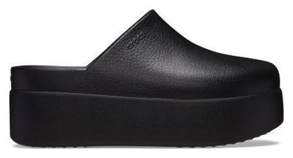 Crocs Clog Γυναικεία Δερμάτινα Σαμπό Μαύρα από το Modivo