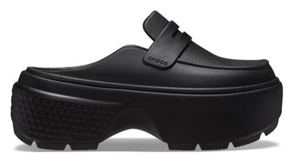 Crocs Mules με Τακούνι σε Μαύρο Χρώμα