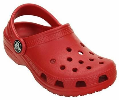 Crocs Παιδικά Ανατομικά Σαμπό Θαλάσσης Classic Κόκκινα