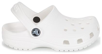 Crocs Παιδικά Ανατομικά Σαμπό Θαλάσσης Classic Λευκά από το Epapoutsia