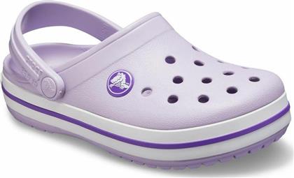 Crocs Παιδικά Ανατομικά Σαμπό Θαλάσσης Crocband Λιλά