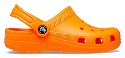 Crocs Παιδικά Ανατομικά Σαμπό Θαλάσσης Πορτοκαλί