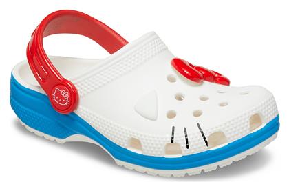 Crocs Παιδικά Σαμπό Θαλάσσης Λευκά από το MybrandShoes