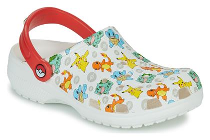 Crocs Παιδικά Σαμπό Θαλάσσης Pokemon Λευκά από το Modivo