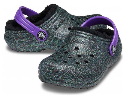 Crocs Παιδικές Παντόφλες Πολύχρωμες Classic Glitter Lined