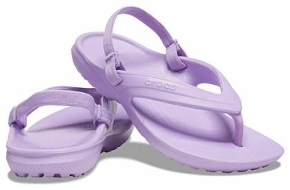 Crocs Παιδικές Σαγιονάρες Flip Flops Λιλά Classic Flip