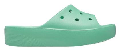 Crocs Slides με Πλατφόρμα σε Μπεζ Χρώμα