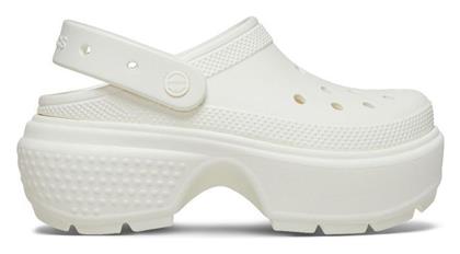 Crocs Stomp Clog Γυναικεία Σαμπό Λευκά