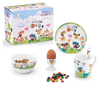 Cryspo Trio Σετ Φαγητού από Πορσελάνη 5τμχ