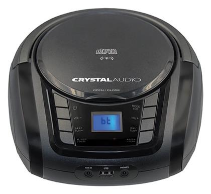 Crystal Audio Φορητό Ηχοσύστημα BMBUB3 με Bluetooth / CD / MP3 / USB / Ραδιόφωνο σε Μαύρο Χρώμα από το Polihome