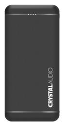 Crystal Audio Power Bank 10000mAh με Θύρα USB-C Μαύρο