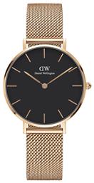 Daniel Wellington Classic Petite Ρολόι με Ροζ Χρυσό Μεταλλικό Μπρασελέ από το Epapoutsia