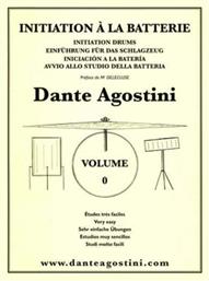 Dante Agostini Initiation A La Batterie Vol.0 Βιβλίο Θεωρίας για Ντραμς