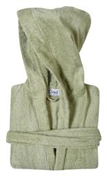 Das Home 5907 Μπουρνούζι με Κουκούλα Olive 430gr/m²