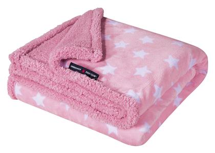 Das Home Κουβέρτα 8824 Fleece Ροζ 110x150εκ. από το Plus4u