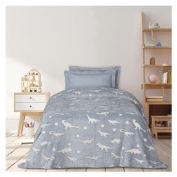 Das Home Κουβέρτα Fleece 160x220εκ. Φωσφορίζουσα Grey, White