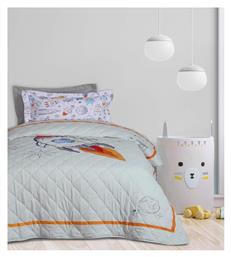 Das Home Παιδικό Κουβερλί Μονό Κιτρινο-γκρι-μπλε 160x220εκ.