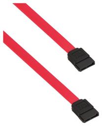 De Tech 7-Pin SATA II - 7-Pin SATA II Cable 30cm Κόκκινο (18058)