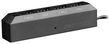 Deepcool FH-04 Fan Hub Μαύρο