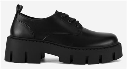 Deezee Γυναικεία Oxfords σε Μαύρο Χρώμα