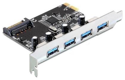 DeLock Κάρτα PCIe σε 4 θύρες USB 3.0