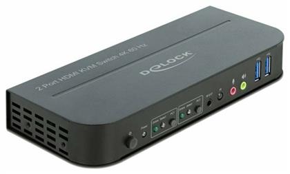 DeLock KVM Switch 4K 60 Hz with USB 3.0 and Audio για σύνδεση δύο υπολογιστών