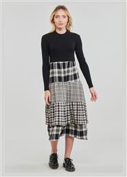 Desigual Midi All Day Φόρεμα Μακρυμάνικο Μαύρο