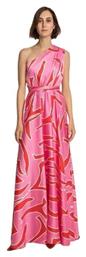 Desiree Maxi Καλοκαιρινό All Day Φόρεμα με έναν Ώμο Floral