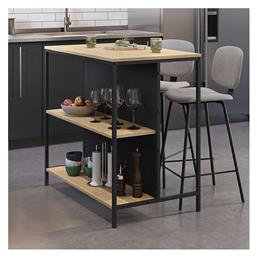 Detroit Μπαρ Sapphire Oak - Silky Black 100x60x95εκ. GP037-0224,1