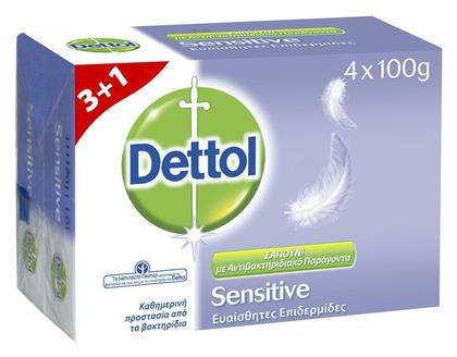 Dettol Sensitive Soap 4x100gr από το Pharm24