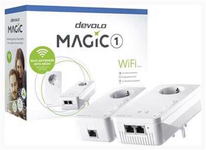 Devolo Magic 1 WiFi 2-1 Διπλού Kit για Ασύρματη Σύνδεση - Passthrough