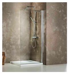 Devon Iwis Walk-in Διαχωριστικό Ντουζιέρας 100x185cm Clean Glass Chrome