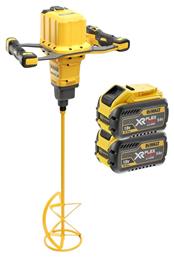 Dewalt Brushless Αναδευτήρας Μπαταρίας 54V 2x9Ah με Εξάρτημα Ανάδευσης