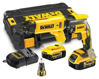 Dewalt Κατσαβίδι Γυψοσανίδας Μπαταρίας Brushless 18V 2x5Ah