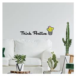 Διακοσμητικό Αυτοκόλλητο Τοίχου Think Positive 1τμχ Ango