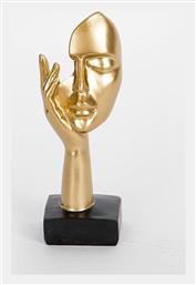 Διακοσμητικο Γλυπτο Προσωπο Χερι Χρυσο 6x5x16.5cm 13938 752-27055