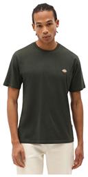 Dickies Mapleton Ανδρικό T-shirt Χακί με Λογότυπο