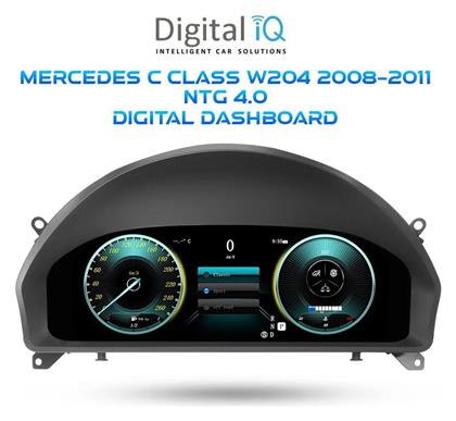 Digital IQ Ηχοσύστημα Αυτοκινήτου για Mercedes-Benz C Class 2008-2011 (Bluetooth/USB/WiFi/GPS/Apple-Carplay/Android-Auto) με Οθόνη Αφής 12.3''