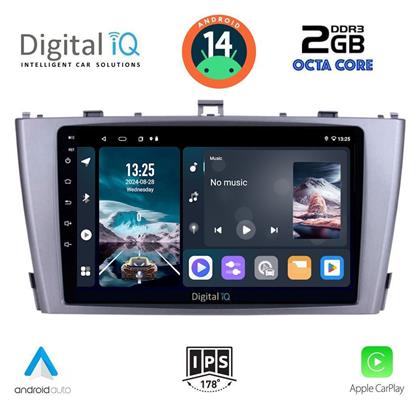 Digital IQ Ηχοσύστημα Αυτοκινήτου για Toyota Avensis 2009-2015 (Bluetooth/USB/AUX/WiFi/GPS/Apple-Carplay/Android-Auto) με Οθόνη Αφής 9''