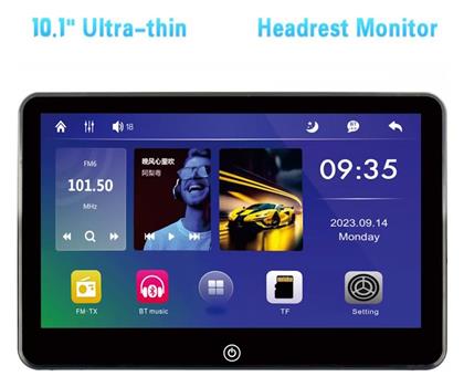Digital IQ Οθόνη 10.1'' για Προσκέφαλο Αυτοκινήτου με USB