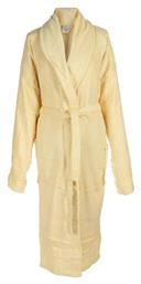 Dimcol Μπουρνούζι με Γιακά Κίτρινο 450gr/m²