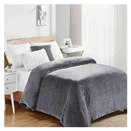 Dimcol Coral Κουβέρτα Fleece Μονή 160x220εκ. 06 Grey