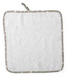 Dimcol Λαβέτα Ώμου από Μουσελίνα Λευκό 30x30εκ.